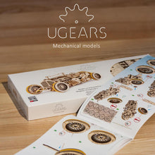 Load image into Gallery viewer, Ugears U-9 Grand Prix Car Mechanical Puzzle
