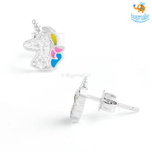 Load image into Gallery viewer, Unicorn Crystal Earring Studs
