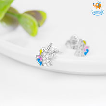 Load image into Gallery viewer, Unicorn Crystal Earring Studs
