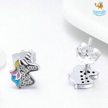 Load image into Gallery viewer, Unicorn Crystal Earring Studs
