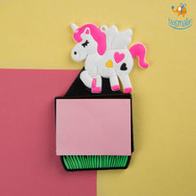 Load image into Gallery viewer, Unicorn Sticky Notes with Magnetic Back
