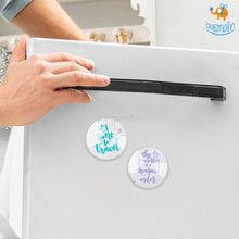 Load image into Gallery viewer, Wanderer Crystal Glass Fridge Magnets- Set of 2
