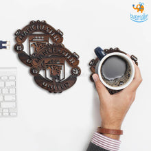 Load image into Gallery viewer, Laser Cut Manchester United Wooden Coasters - Set of 4
