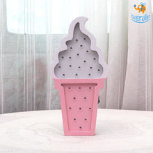 Load image into Gallery viewer, Wooden Ice Cream Lamp
