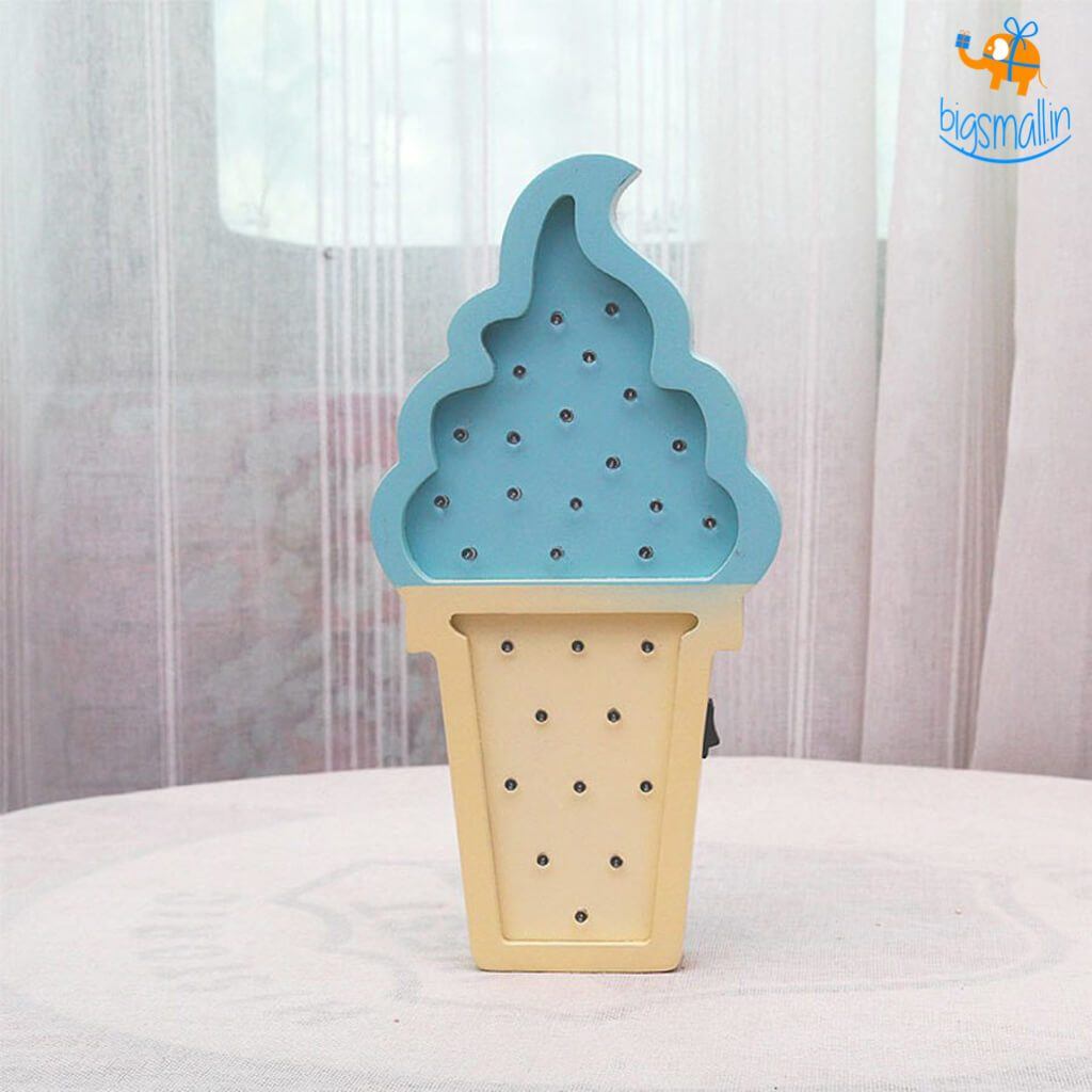 Wooden Ice Cream Lamp