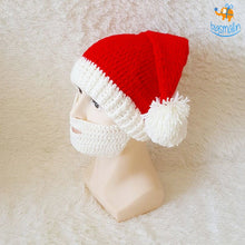 Load image into Gallery viewer, Santa Claus Beard Hat
