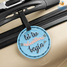Load image into Gallery viewer, Let The Adventure Begin Luggage Tag
